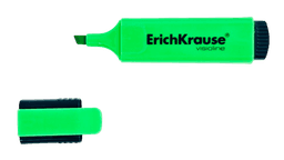 Маркер текстовыделитель ErichKrause V-12, 0.6-5.2 мм, флуоресцентные чернила на водной основе, зелёный