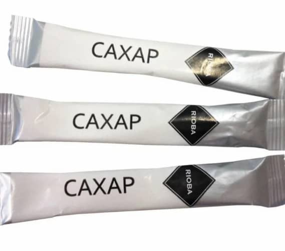 Сахар в стике 5г/10кг (2000 шт.кор), Зеленый Сахар в стике 5г/10кг (2000 шт.кор), Зеленый